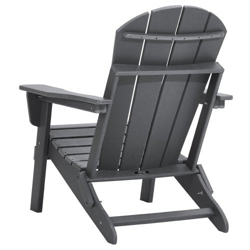 Adirondack Chair Plastic Set of 2 AllWeather Portable Folding Fire Pit