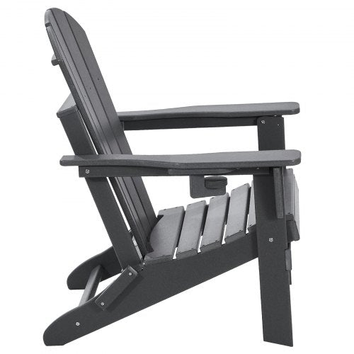 Adirondack Chair Plastic Set of 2 AllWeather Portable Folding Fire Pit