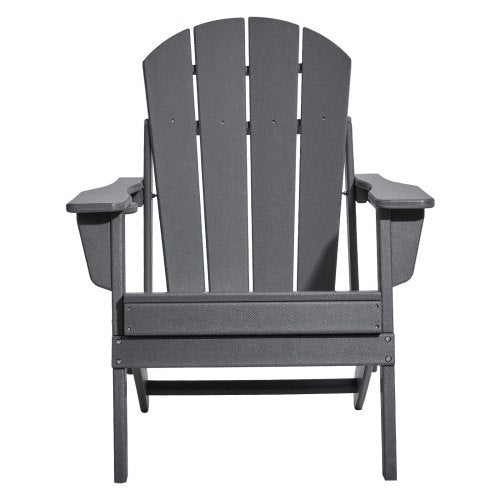 Adirondack Chair Plastic Set of 2 AllWeather Portable Folding Fire Pit