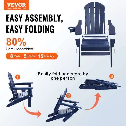 Adirondack Chair Plastic Set Of 2 Allweather Portable Folding Fire Pit Outdoor b