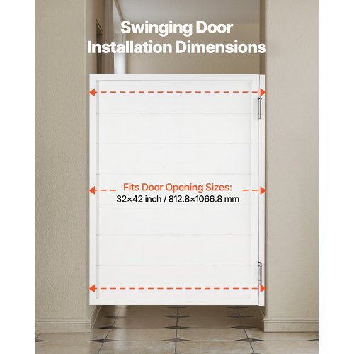 Saloon Doors 32W x 42 H Single Swinging Cafe Interior Doors Square