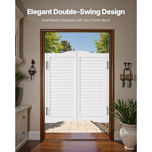 Double Saloon Doors 32W x 36 H Arched Top Interior Swinging Cafe Doors