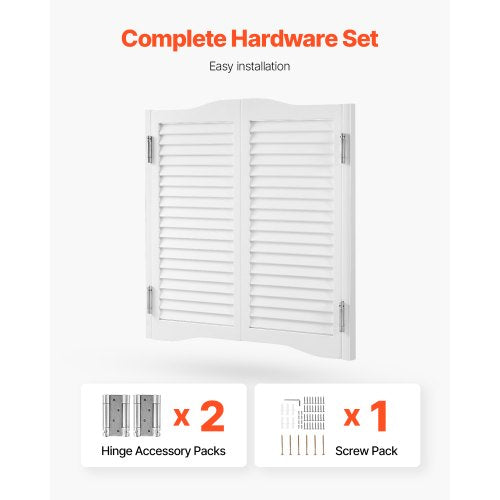 Double Saloon Doors 32W x 36 H Arched Top Interior Swinging Cafe Doors