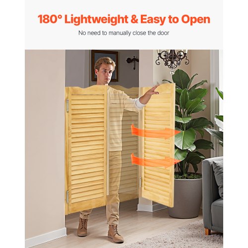 Double Saloon Doors 32W x 42 H Arched Top Interior Swinging Cafe Doors