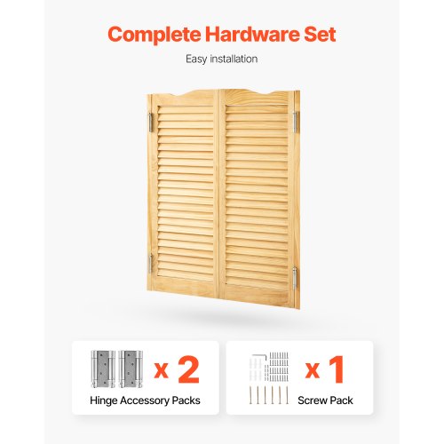 Double Saloon Doors 32W x 42 H Arched Top Interior Swinging Cafe Doors
