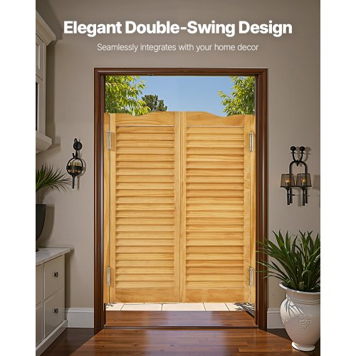 Double Saloon Doors 36W x 42 H Arched Top Interior Swinging Cafe Doors