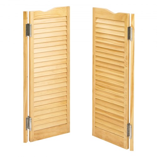 Double Saloon Doors 36W x 42 H Arched Top Interior Swinging Cafe Doors