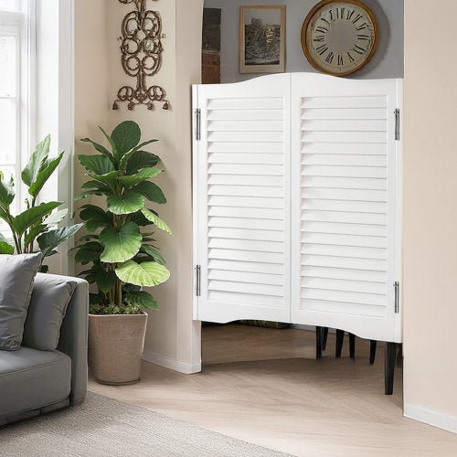 Double Saloon Doors 36W x 36 H Arched Top Interior Swinging Cafe Doors