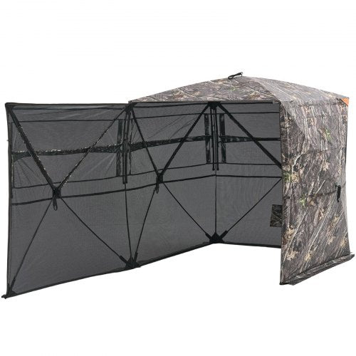 Hunting Blind 23 Person See Through Ground Blinds with Carrying Bag 360