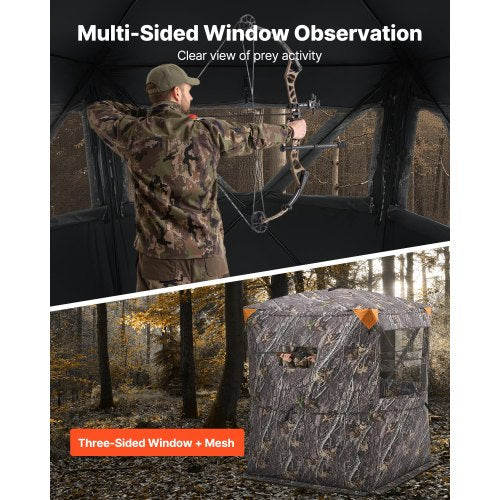 Hunting Blind 23 Person Thermal Ground Blinds with TriLeg Chair and Carrying Bag