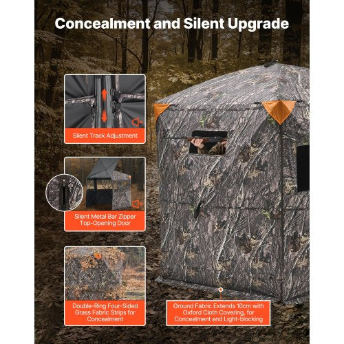Hunting Blind 67 Person Ground Blinds with Carrying Bag Portable