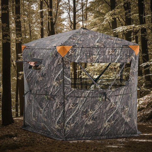 Hunting Blind 67 Person 288 Degree 5 Side SeeThrough Ground Blinds
