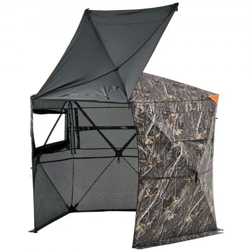 Hunting Blind 67 Person 288 Degree 5 Side SeeThrough Ground Blinds