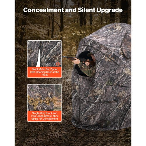 Hunting Blind Single Person Ground Blinds with Carrying Bag Portable
