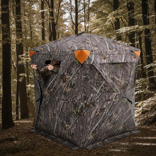 Hunting Blind 270° Ground Blind 12 Person Pop Up Deer Blind for Hunting
