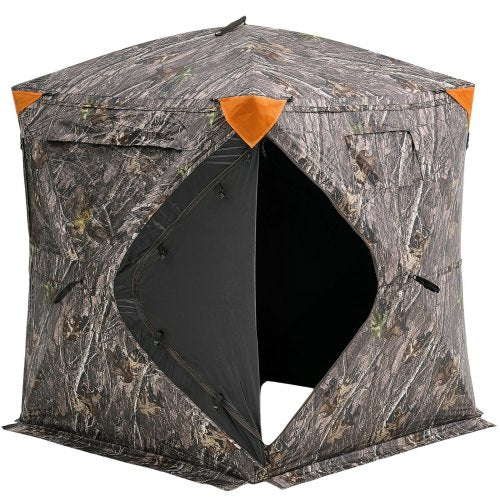 Hunting Blind 270° Ground Blind 12 Person Pop Up Deer Blind for Hunting