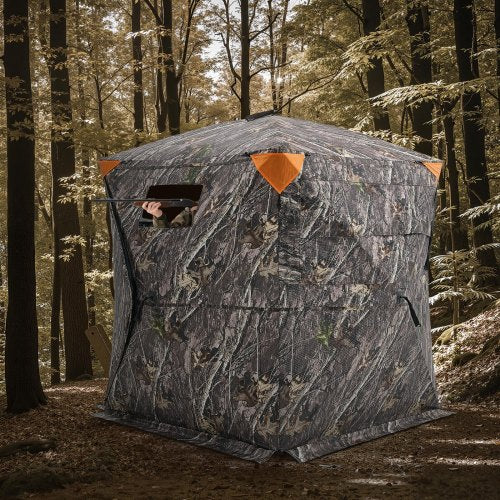 Hunting Blind 270° See Through Ground Blind 12 Person Pop Up Deer Blind