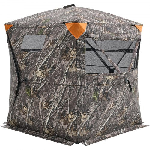 Hunting Blind 270° See Through Ground Blind 12 Person Pop Up Deer Blind