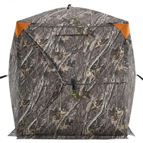 Hunting Blind 270° See Through Ground Blind 12 Person Pop Up Deer Blind