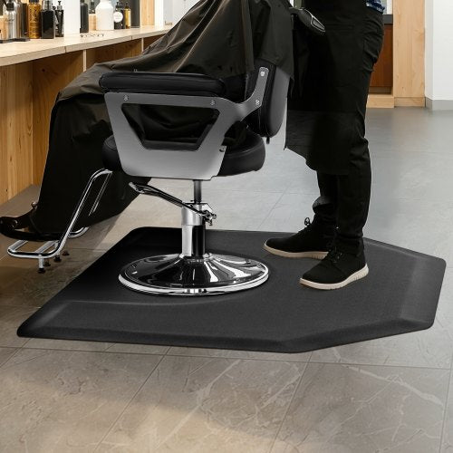 Salon Mat for Hair Stylist 4 x 5 FT Hexagon Salon Chair Mat Anti Fatigue