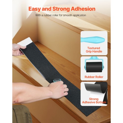 AntiSlip Tape 35 FT x 4 inch Non Slip Grip Tape for Stairs Steps 80Grit