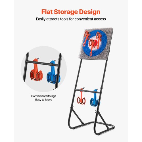 Axe Throwing Game Plastic Bristle Target with 8 Throwing Axes Set Foldable