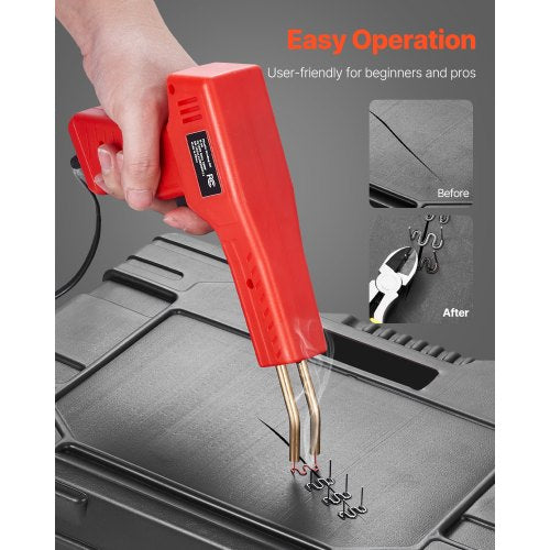 Plastic Welder 100W Plastic Welding Gun with 800PCS Hot Staples