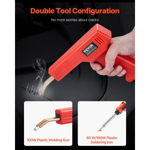 Plastic Welder Kit Deluxe 100W Plastic Welding Gun 60 W100W Soldering