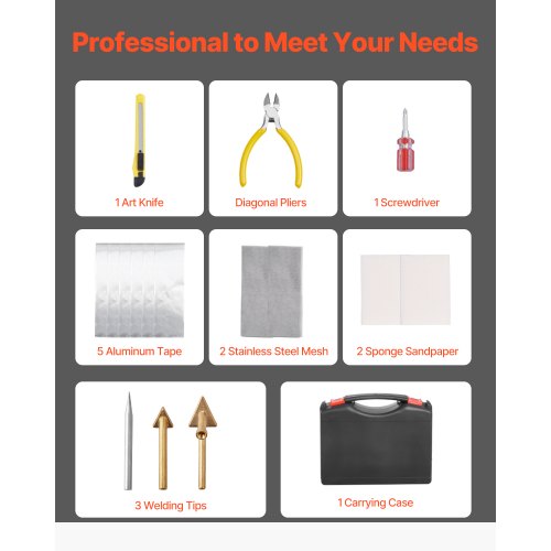 Plastic Welder Kit Deluxe 100W Plastic Welding Gun 60 W100W Soldering