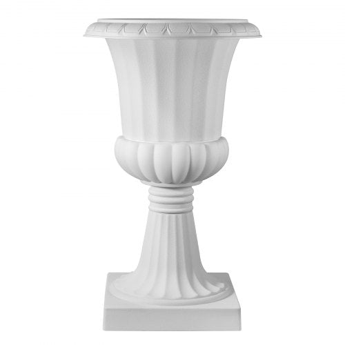 Plastic Urn Planters 158 x 26.4 Inch 2 Pack White Classic Flower Pots