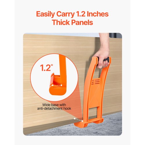 Drywall Carrier 2 Pack Plywood Carriers Handles ABS Plastic Panel Carrier