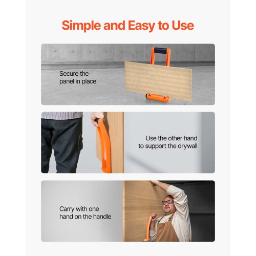 Drywall Carrier 2 Pack Plywood Carriers Handles ABS Plastic Panel Carrier