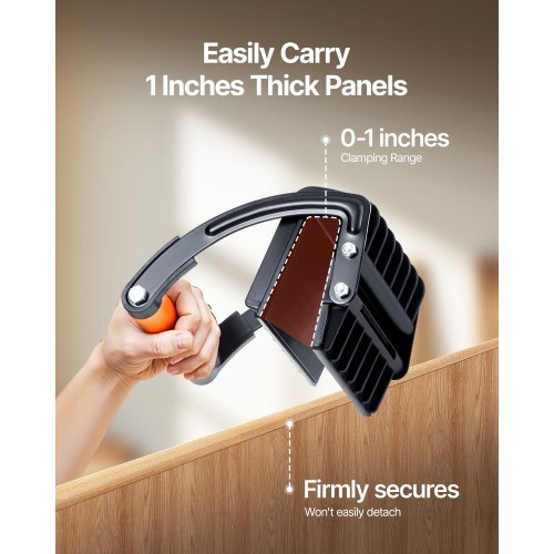 Plywood Carrier 200 lbs Single Clamp Capacity 2 Pack Adjustable Drywall