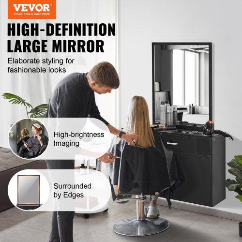 Salon Organizer WallHanging Unit for Hairdressers Complete with 3