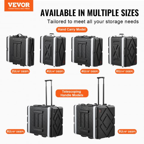 4U Rack Case Standard 14 in Depth Server Rack Cabinet with ABS
