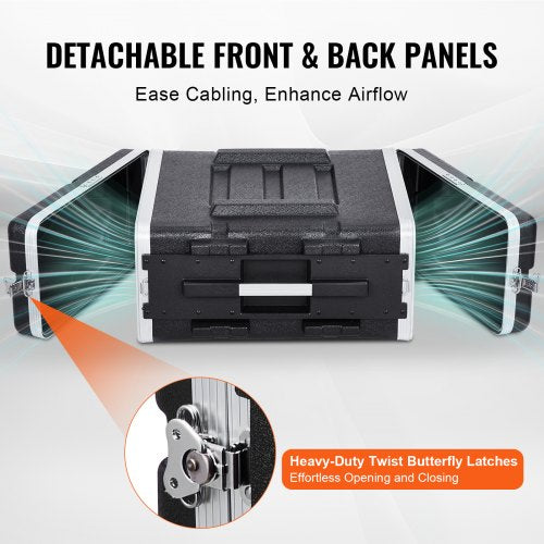 4U Rack Case Standard 19 in Depth Server Rack Cabinet with ABS