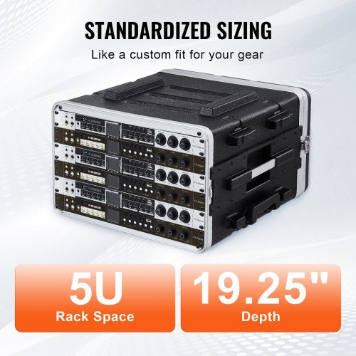 6U Rack Case Standard 19 in Depth Server Rack Cabinet with ABS