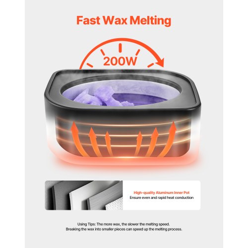 Paraffin Wax Machine for Hands and Feet 3500ML Professional Paraffin Wax