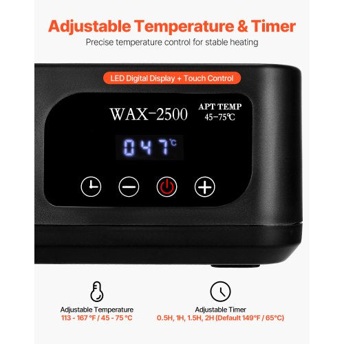 Paraffin Wax Machine for Hands and Feet 3500ML Professional Paraffin Wax
