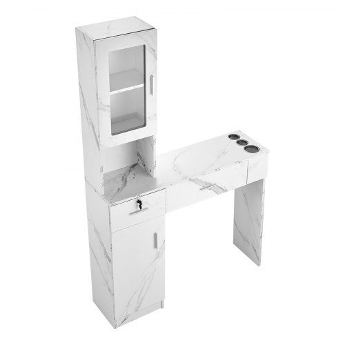 Salon Workstation WallMounted Unit for Hair Professionals Spa Styling