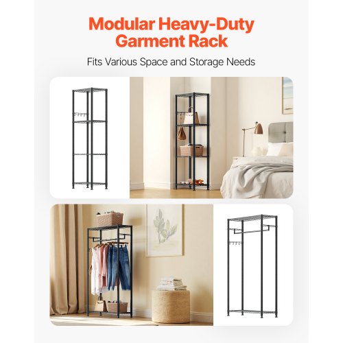 Clothing Garment Rack Heavy Duty Clothes Rack Freestanding Clothes Racks