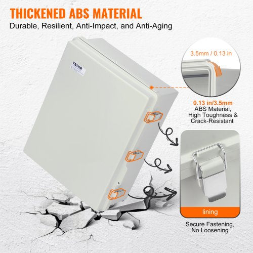 Outdoor Electrical Junction Box 2087 x 1692 x 787 in ABS Plastic