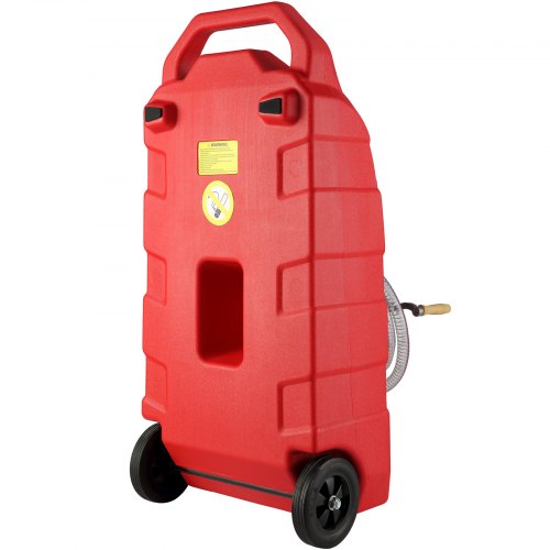 16 Gallon Fuel Caddy 78 Lmin Portable Gas Storage Tank Container with Hand Pump