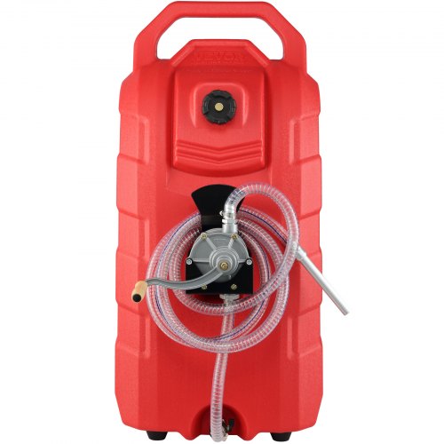 16 Gallon Fuel Caddy 78 Lmin Portable Gas Storage Tank Container with Hand Pump