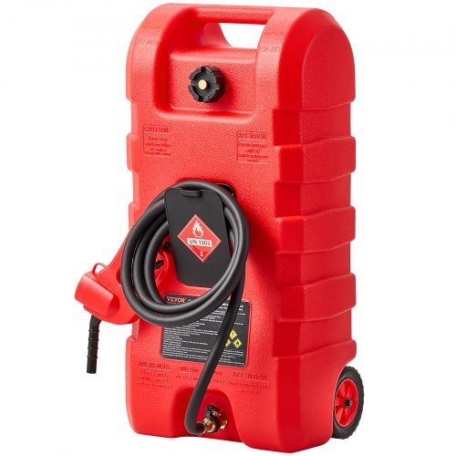 Fuel Caddy 15 Gallon Portable Fuel Tank with Gravity Hand Pump Modes