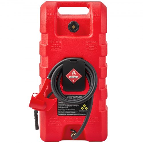 Fuel Caddy 15 Gallon Portable Fuel Tank with Gravity Hand Pump Modes