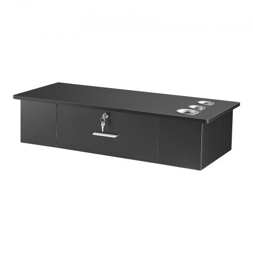 WallMounted Salon Workstation Equipped with 3 Holders for Hair Dryers
