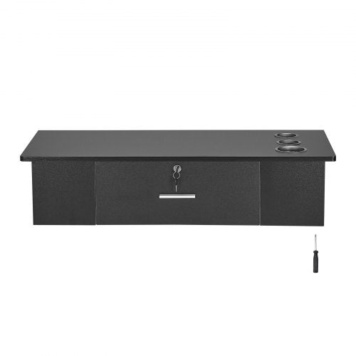 WallMounted Salon Workstation Equipped with 3 Holders for Hair Dryers