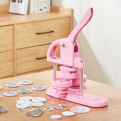 3IN1 Button Maker 1/1.25/2.28 inch(25/32/58mm) Pin Maker 300pcs Button