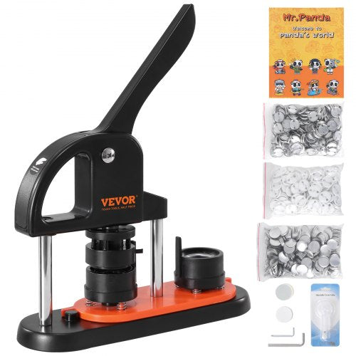 Button Maker 125 inch32mm Pin Maker with 500pcs Button Parts Ergonomic
